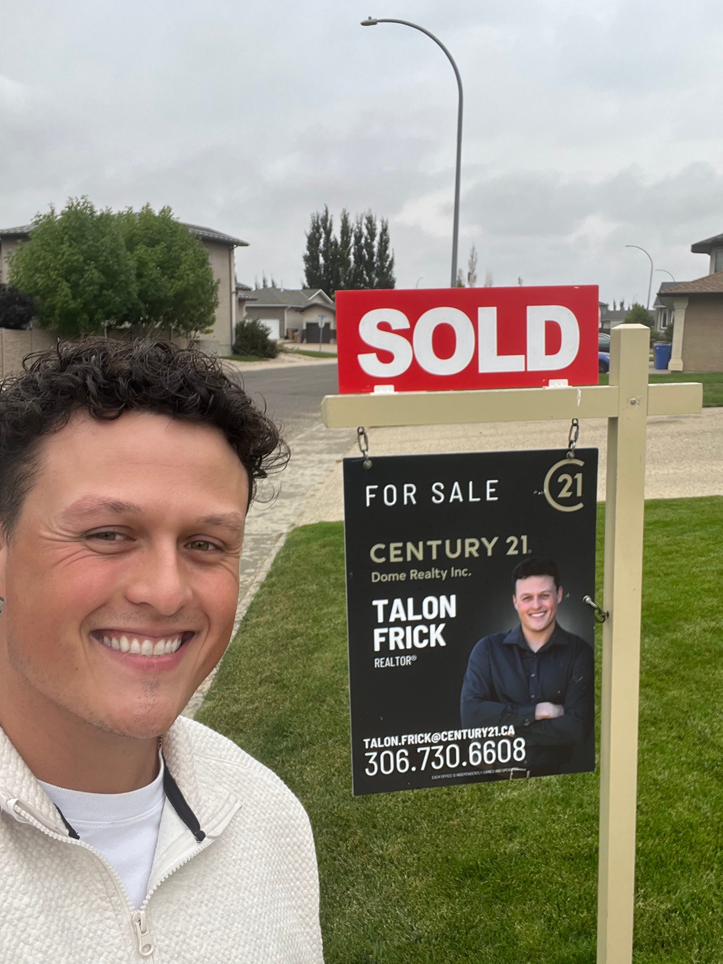 Talon Frick — SOLD sign Regina spring