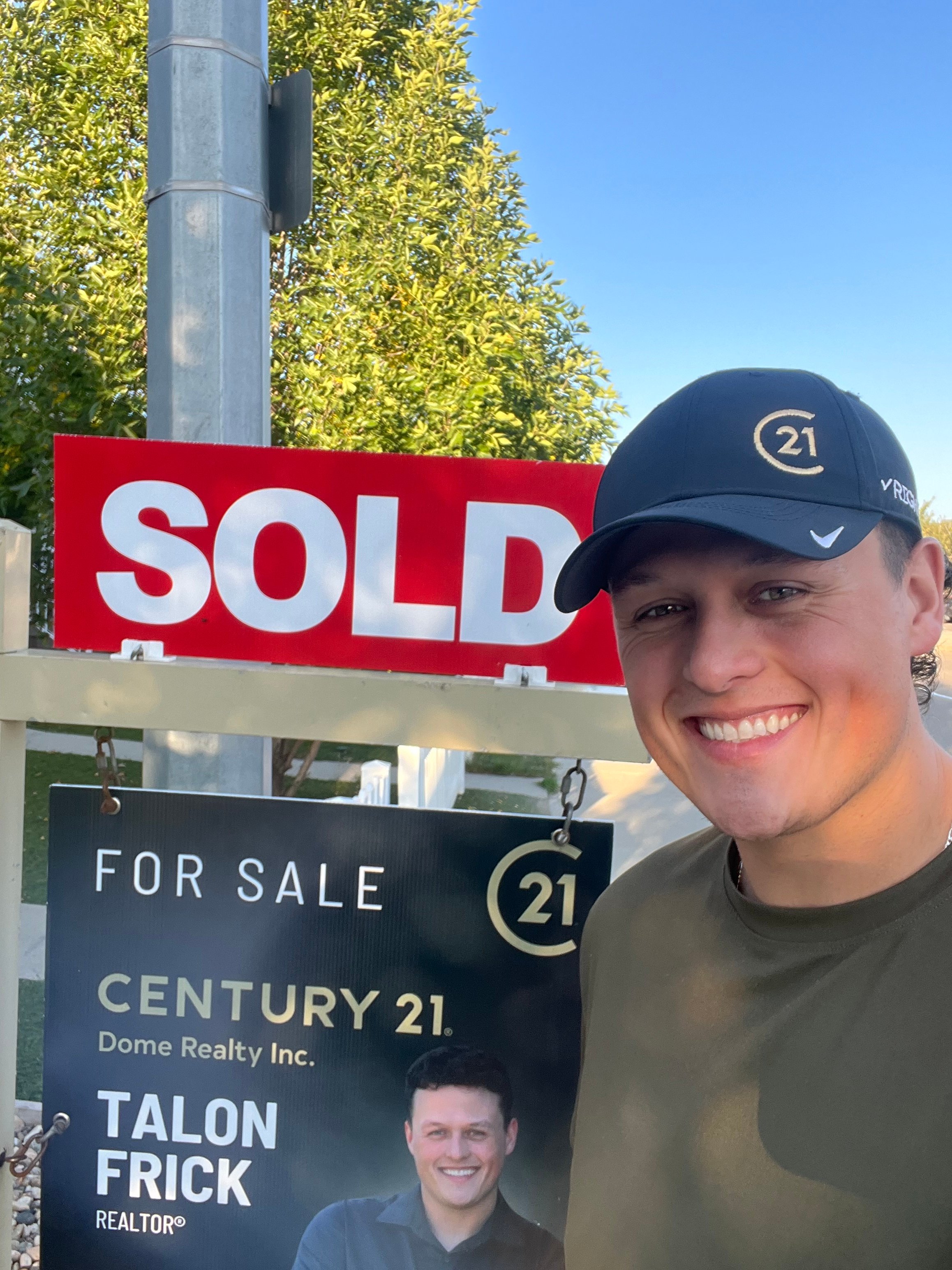 Talon Frick — SOLD sign Regina summer